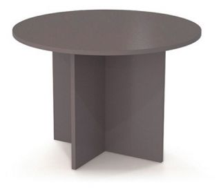 Bestar 42 in. Round Meeting Table   Slate   Office Tables