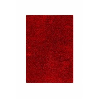 Hirsute Red Solid Area Rug