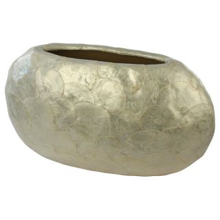 Natural Shell Pearl Round Vase
