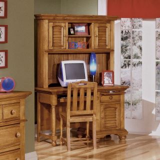 Cottage Traditions Desk and Chair Set with Optional Hutch   Kids Desks