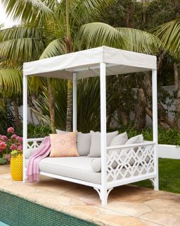 NM EXCLUSIVE Tamsin Chinois Outdoor Daybed & Ottoman