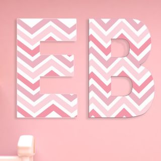 Stupell Industries Oversized Chevron Letter Hanging Initials