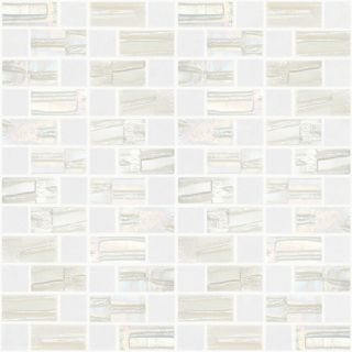 Moon Blends 12.375 W x 12.375 L Eco Glass Mosaic in Pina Colada by