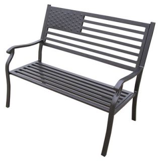 Fusion Metal Garden Bench by Eagle One