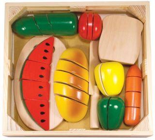 Melissa and Doug Cutting Food Box   Play Kitchen Accessories