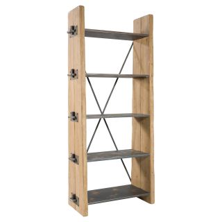 Moe's Home Collection Rustic Shelf Bookcase   Natural   Bookcases