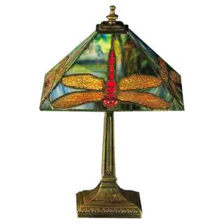 Meyda Tiffany Prairie Parquet Mission 22 H Table Lamp with Rectangle