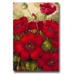 Rio Poppies II Floral Canvas Art