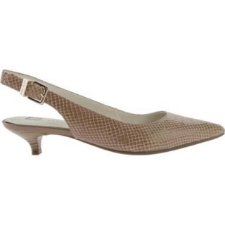 Womens Anne Klein Expert Slingback Taupe Reptile   Shopping
