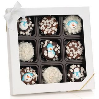 Winter Chocolate Dipped Oreos   Holiday Gift Baskets