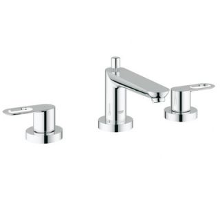 Grohe BauLoop Double Handle Deck Mount Roman Tub Faucet and Lever