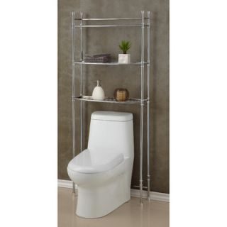 Over the Toilet Storage   Finish Stainless Steel, Position Over The
