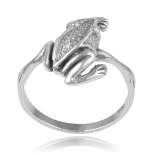 Journee Collection Sterling Silver Frog Ring  ™ Shopping