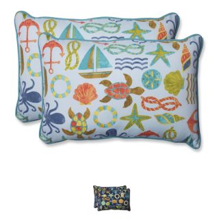 Pillow Perfect Outdoor Seapoint Over sized Rectangular Throw Pillow