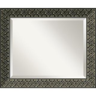 Intaglio Antique Black 24 x 20 Medium Wall Mirror