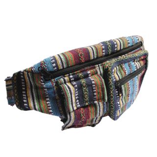 Multi Cotton Fanny Pack Utility Belt Bag (Nepal)   Shopping