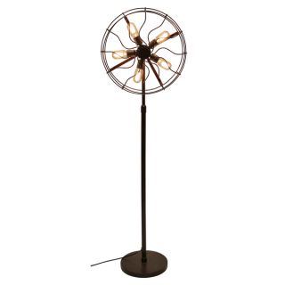 Ozzy Industrial Vintage Fan Floor Lamp   Shopping   Great