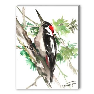 Woodpecker Painting Print by Americanflat