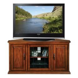 Burnished Oak 50 inch TV Stand & Media Console   Shopping