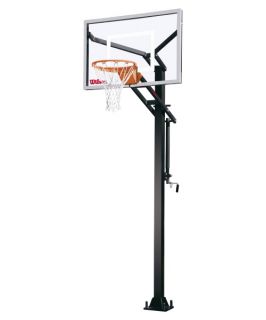 Wilson 48 Inch Stadium Glass Inground Basketball Hoop System