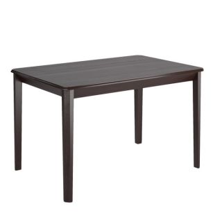 CorLiving Atwood 47 inch Wide Cappuccino Stained Dining Table