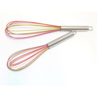 Multicolor 10 and 12 inch Silicone Coated Stainless Steel 2 piece