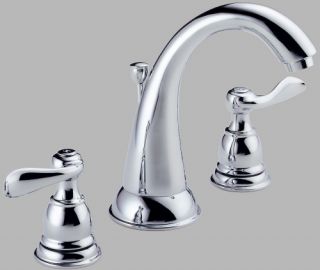 Delta Foundations Windemere 35996 Double Handle Widespread Bathroom Sink Faucet