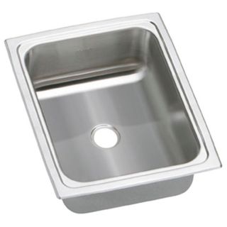 Elkay Pacemaker BPSFR1215 Single Basin Drop In Kitchen Sink   Kitchen Sinks