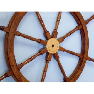 Handcrafted Nautical Decor Deluxe Class 18 Ship Wheel Mirror