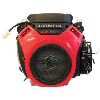 Honda V-Twin Horizontal OHV Engine with Electric Start – 688cc, GX Series, 1 1/8in. x 3 31/32in. Shaft, Model# GX660RHTAF  601cc   900cc Honda Horizontal Engines