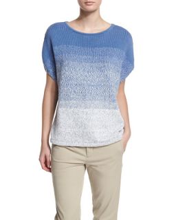 Vince Textured Ombre Cocoon Sweater
