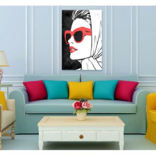 Retro Glam II Graphic Art on Wrapped Canvas by Oliver Gal