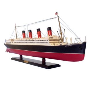 RMS 40 Lusitania Limited Model Cruise Ship by Handcrafted Nautical