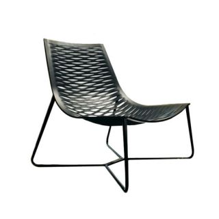 Luxo by Modloft York Leather Lounge Chair
