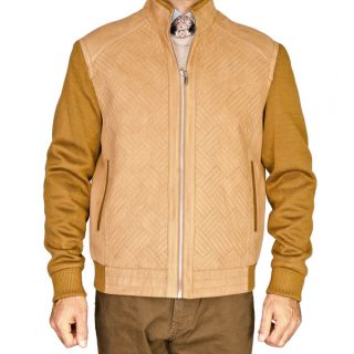 Mens Camel Knitted Wool Jacket Discounts