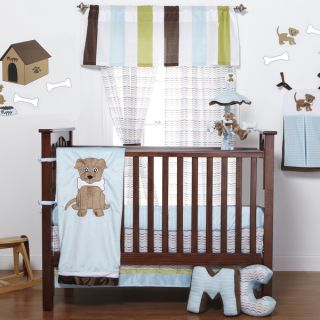 One Grace Place Puppy Pal Infant 3 piece Crib Bedding Set   16982735