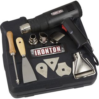 Ironton Dual Temperature Heat Gun Kit — 9-Pc.  Heat Guns