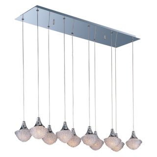 ET2 Blossom Linear Pendant   33L in. Polished Chrome   Kitchen Island Lighting