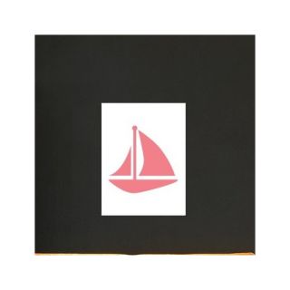 Coral Sailboat Poster Gallery Painting Print by Americanflat