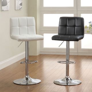 Furniture of America Tracie Adjustable Height Bar Chair   Bar Stools