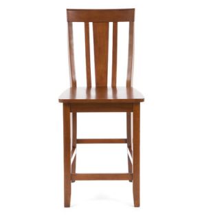 Crosley Shield Back 24 Barstool in Classic Cherry