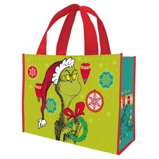 Dr. Seuss The Grinch Who Stole Christmas Large Shopper Tote Bag