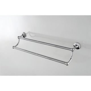 Venessia Wall Mounted Double Towel Bar by WS Bath Collections