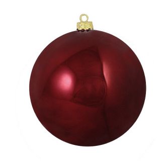 Vickerman Co. Shiny Burgundy Red Shatterproof Christmas Ball Ornament