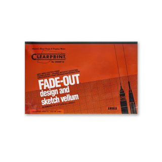 Clearprint Fade Out Design and Sketch Vellum   Grid Pad   16854743