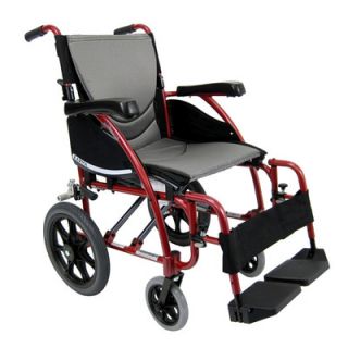 Karman Healthcare Ergonomic Ultralight Transport Standard Wheelchair