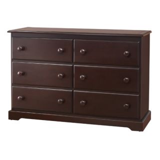 Sorelle Shaker 6 Drawer Double Dresser