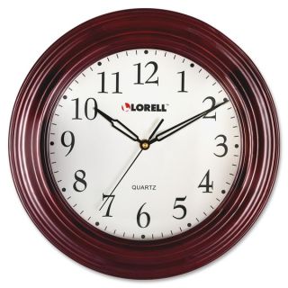Lorell Mahogany Wall Clock   16761010 Top