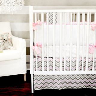 Peace, Love and Pink 3 Piece Crib Bedding Set by New Arrivals