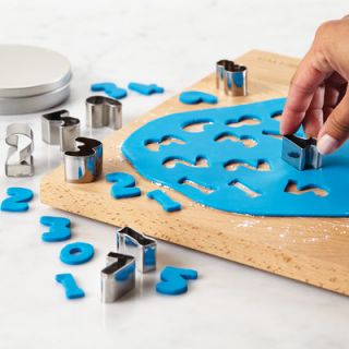 Cake Boss 9 Piece Stainless Steel Number Fondant and Cookie Cutter Set
